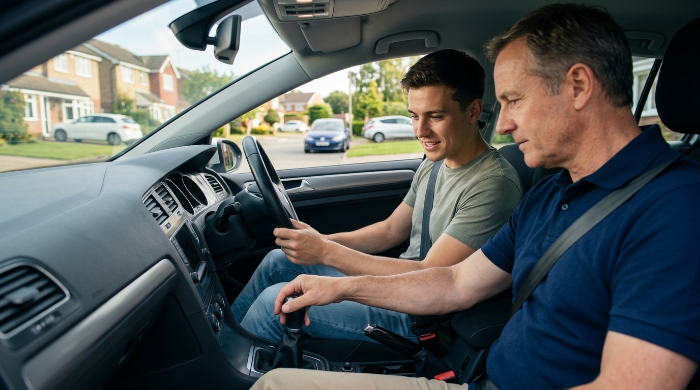 driving lesson gear shifting street 202607151707